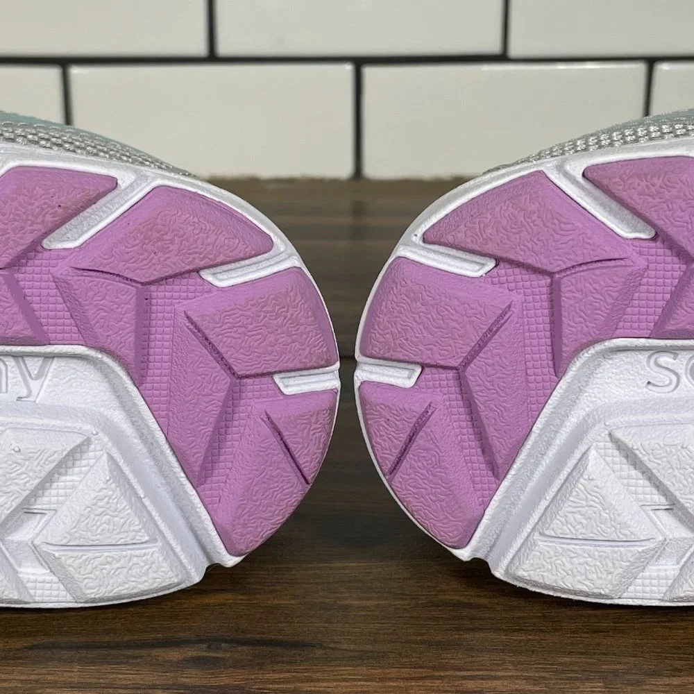 Saucony Cohesion 12 A/C Youth Girls Size 6.5 Shoes Multicolor Active Sneaker NEW